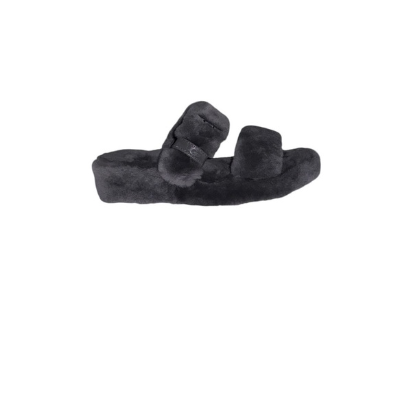 UGG (NWT) Women’s Sheepskin Fuzz Yeah Sandals Size 10 - Picture 12 of 13